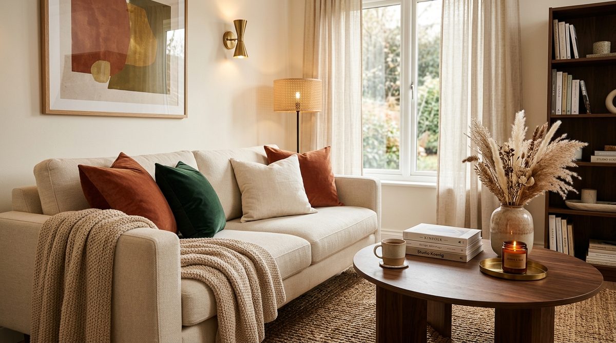 How to Style a Cozy and Elegant Living Space